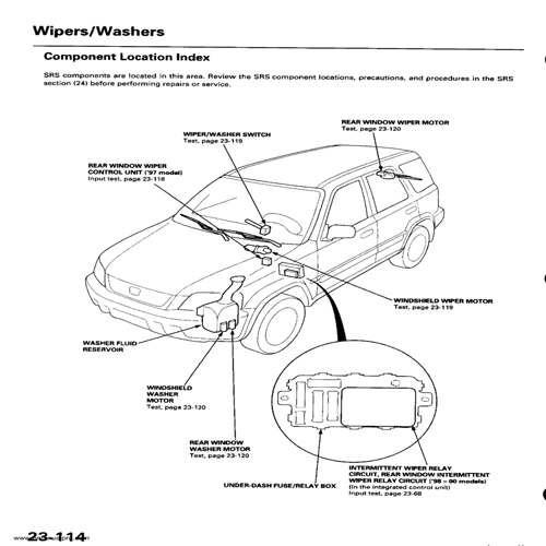 2003 HONDA CR-V WORKSHOP MANUAL SERVICE & REPAIR