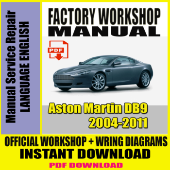 Aston Martin Db-9 2004-2011 Service Repair Manual