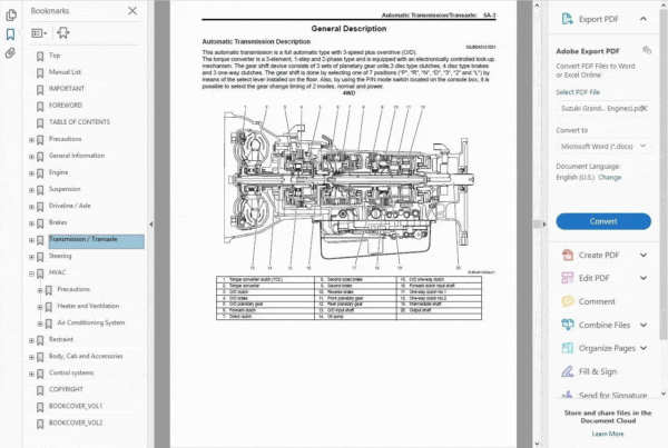 SUZUKI GRAND VITARA 2005-2015 SERVICE REPAIR MANUAL - Image 3