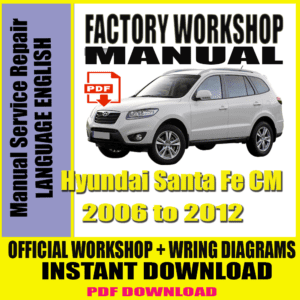 Hyundai Santa Fe 2006-2012 Service Repair Manual