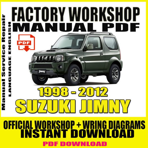 SUZUKI JIMNY 1998 2012 Workshop Repair Manual