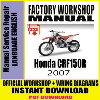 Honda CRF150R 2007 Service Repair Manual