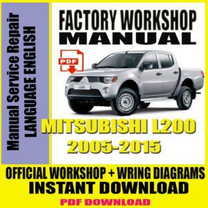 MITSUBISHI L200 2005-2015 Service Repair Manual