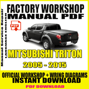 MITSUBISHI TRITON 2005-2015 Service Repair Manual