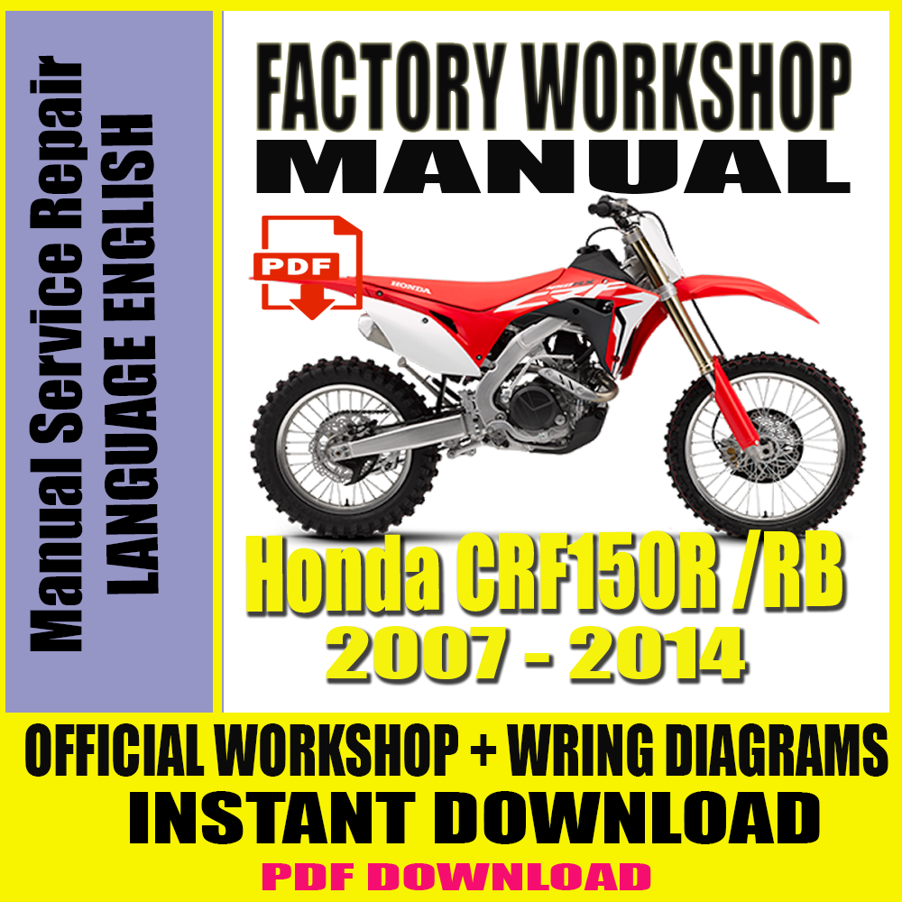 Honda-CRF150R-and-Honda-CRF150RB-service-manual-repair-2007-2014