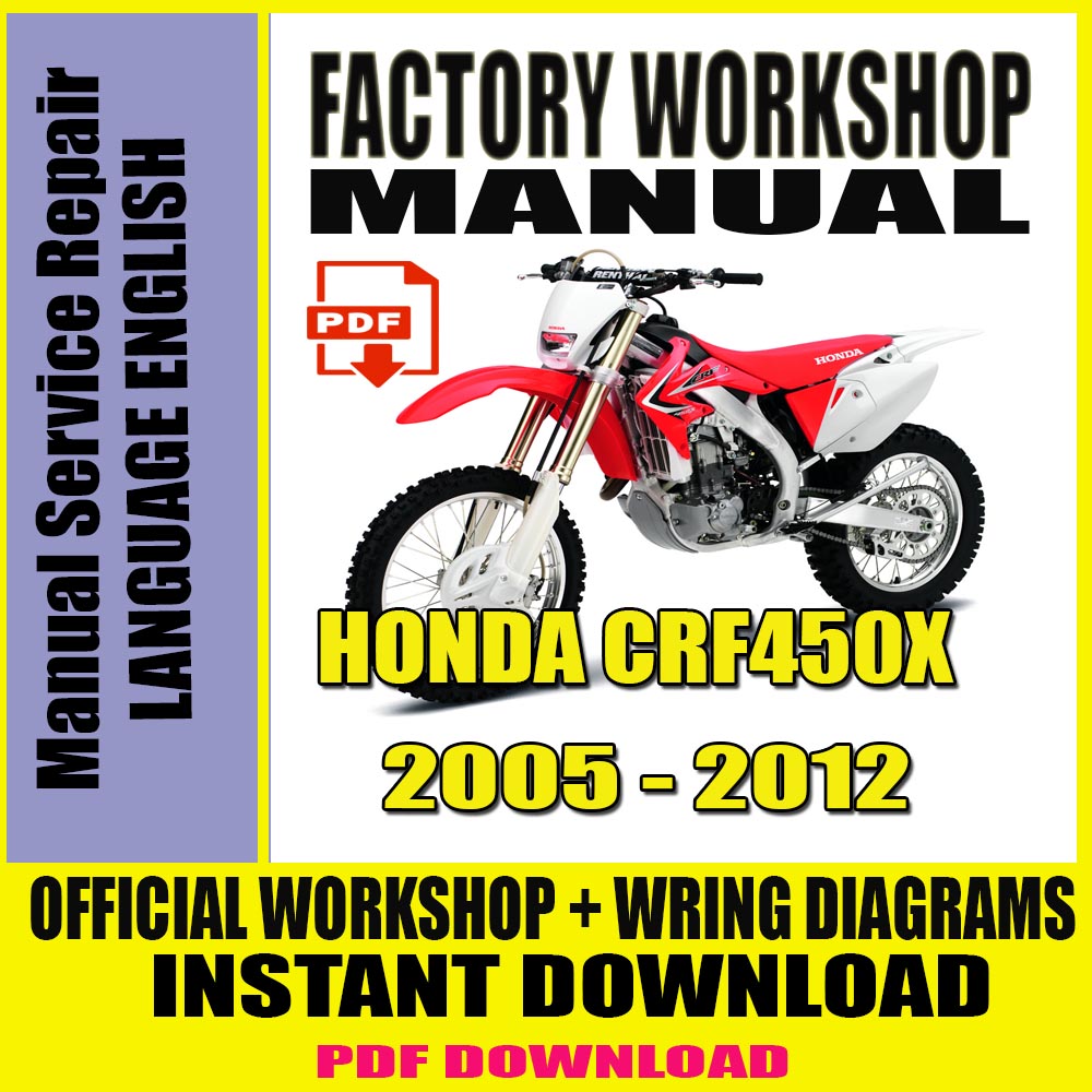 honda-crf450x-2005-2012-service-manual-repair