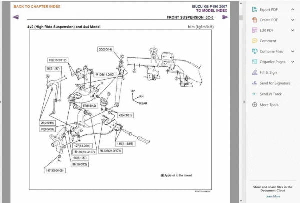 ISUZU D'MAX 2003-2012 SERVICE REPAIR MANUAL - Image 5