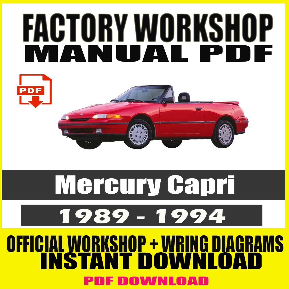 mercury-capri-factory-service-manual-1989-to-1994