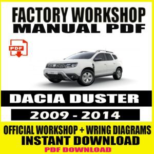 Dacia Duster 2009-2014 Service Repair Manual
