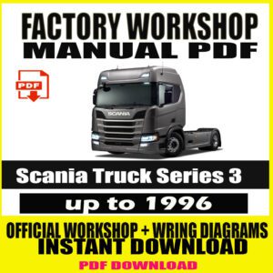 Scania Truck Series 3 & 4 Workshop Repair Manual