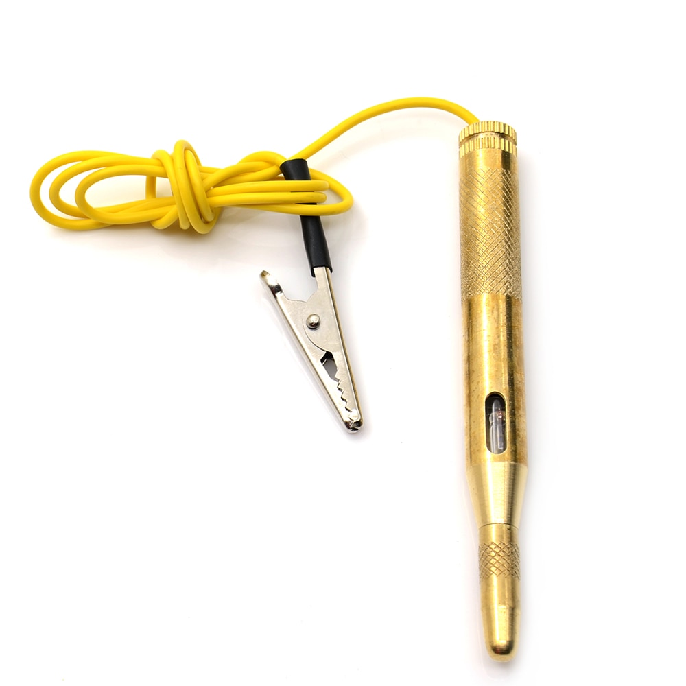 DC 6V 12V 24V Probe Light System Test Probe Lamp Auto Car Light Circuit Tester Lamp Voltage Test Pen Detector Copper DC 6V 12V 24V Probe Light System Test Probe Lamp Auto Car Light Circuit Tester Lamp Voltage Test Pen Detector Copper