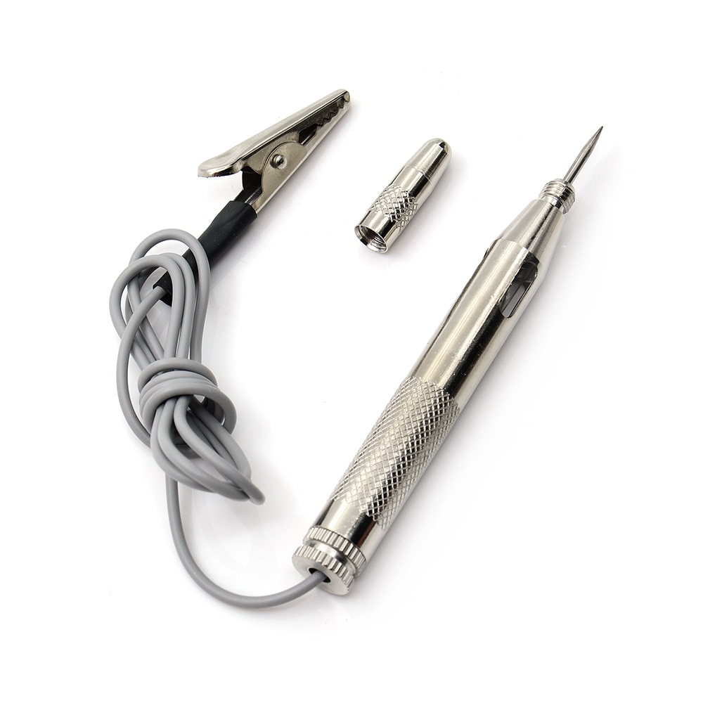 DC 6V 12V 24V Probe Light System Test Probe Lamp Auto Car Light Circuit Tester Lamp Voltage Test Pen Detector Copper DC 6V 12V 24V Probe Light System Test Probe Lamp Auto Car Light Circuit Tester Lamp Voltage Test Pen Detector Copper