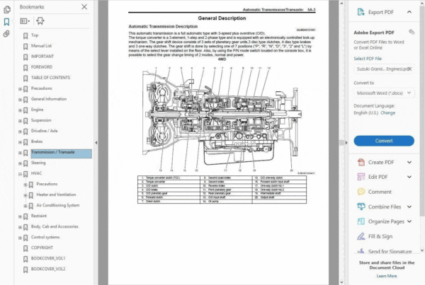 2007 Suzuki Grand Vitara FACTORY SERVICE REPAIR MANUAL - Image 3