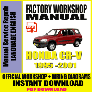 honda cr-v Manual Service Repair 1995 -2001