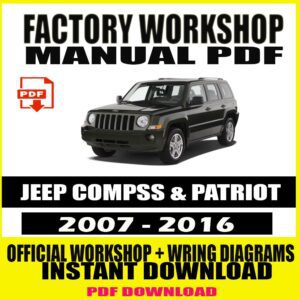 Jeep Compass and Patriot 2007-2016 Manual Service Repair