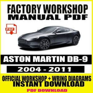 Aston Martin Db9 2004-2011 Service Repair Manual