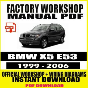 BMW X5 E53 1999-2006 SERVICE REPAIR MANUAL