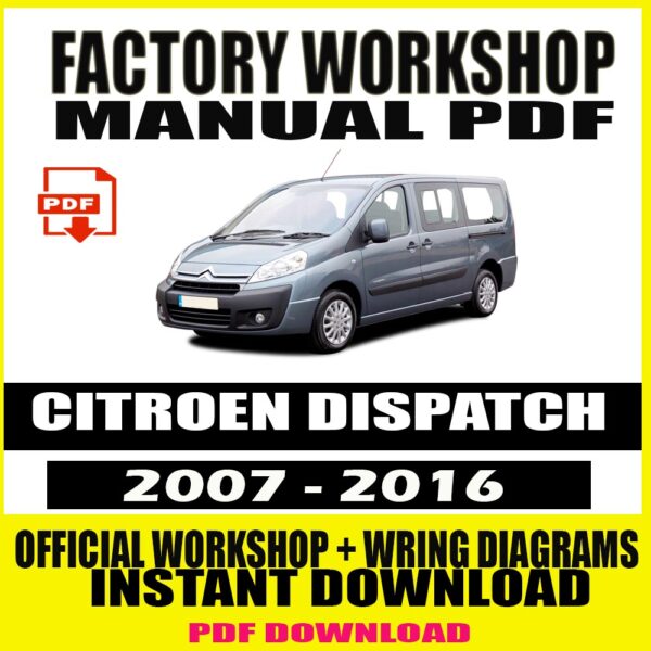 CITROEN DISPATCH REPAIR SERVICE MANUAL