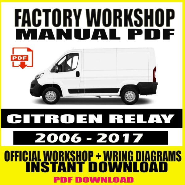 CITROEN RELAY FACTORY REPAIR SERVICE MANUAL