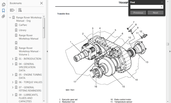 LAND ROVER RANGE ROVER P38 FACTORY REPAIR SERVICE MANUAL - Image 5