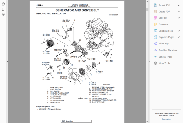 MITSUBISHI PAJERO 1996-2006 FACTORY REPAIR SERVICE MANUAL - Image 3