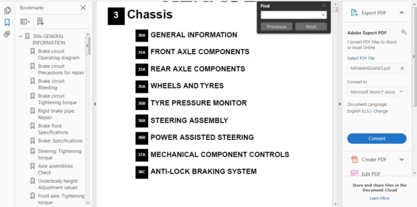 RENAULT MEGANE II 2002-2008 Service Repair Manual - Image 3