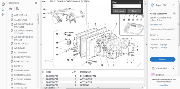 LAMBORGHINI MURCIELAGO REPAIR MANUAL - Image 4