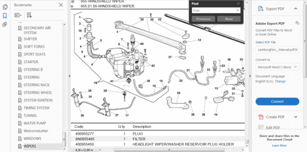 LAMBORGHINI MURCIELAGO REPAIR MANUAL - Image 2