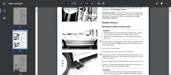 BMW 7 SERIES E38 740I 1995-2001 SERVICE REPAIR MANUAL - Image 6