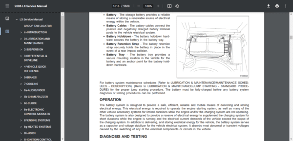 DODGE MAGNUM 2005-2008 MANUAL SERVICE REPAIR - Image 2