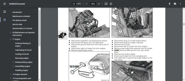BMW R1150GS 1999-2006 MANUAL SERVICE REPAIR - Image 4