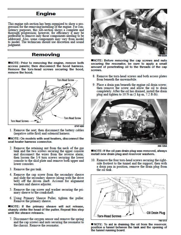 Ski-Doo MXZ Renegade X 600 HO E-TEC 2009-2010 service & repair manual - Image 7