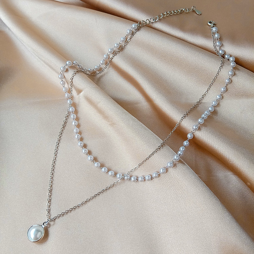 Women's Pearl Necklace Pendant